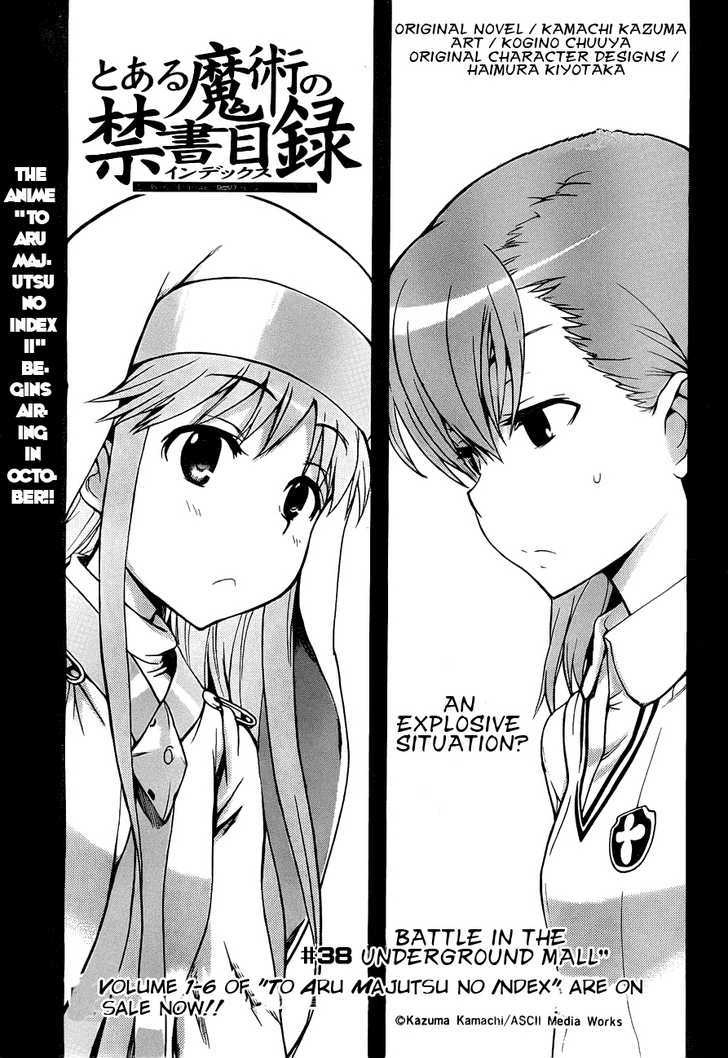 To Aru Majutsu No Kinsho Mokuroku - Vol.7 Chapter 38 : Battle In The Underground Mall