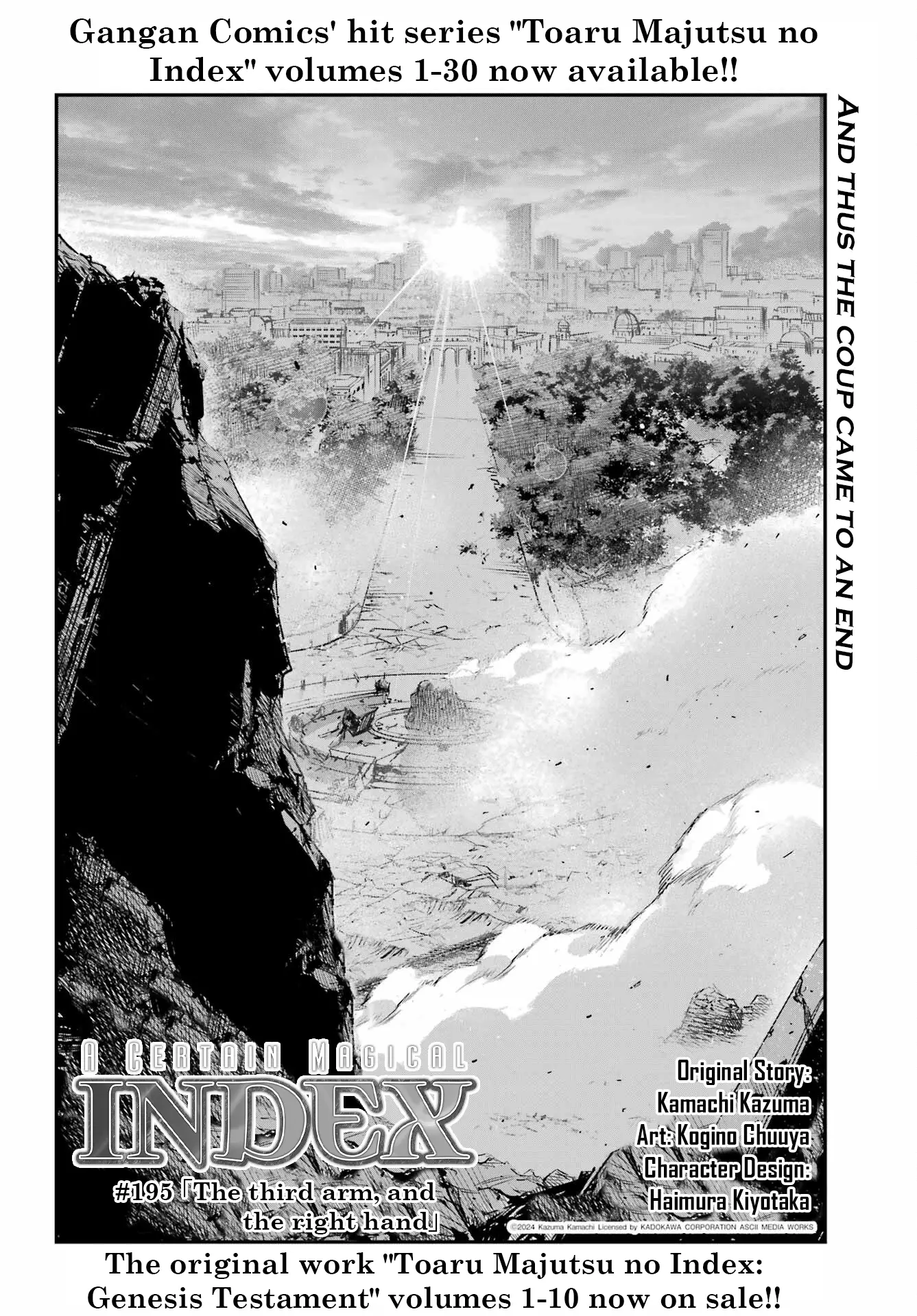 To Aru Majutsu No Kinsho Mokuroku - Chapter 195: The Third Arm, And The Right Hand