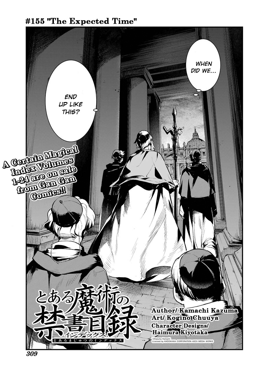 To Aru Majutsu No Kinsho Mokuroku - Vol.25 Chapter 155: The Expected Time