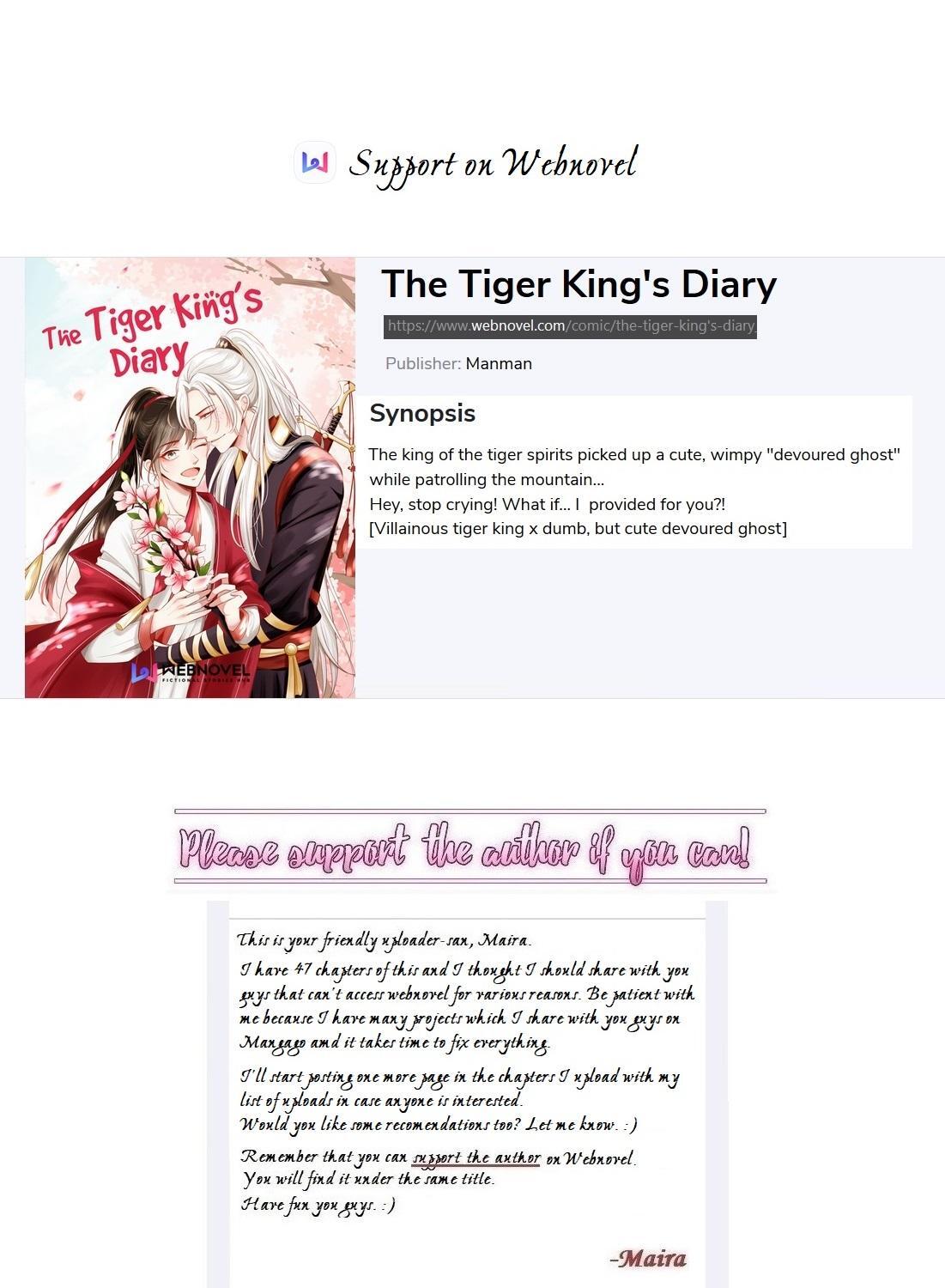 The Tiger King’s Diary - Chapter 16