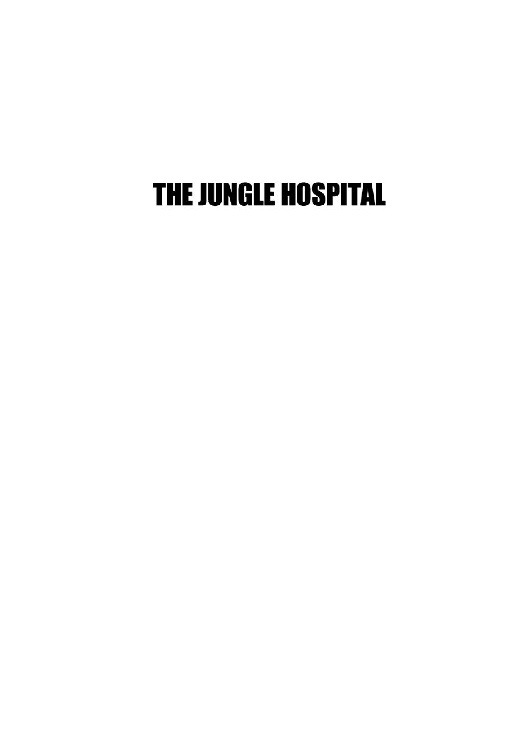 Leo The Lion Cub - Vol.1 Chapter 8: The Jungle Hospital