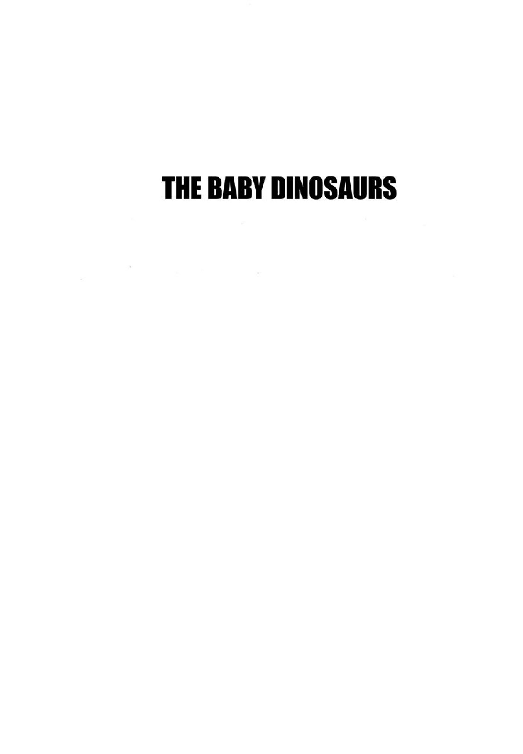 Leo The Lion Cub - Vol.1 Chapter 10: The Baby Dinosaurs