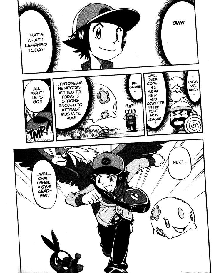 Pocket Monster Special - Vol.43 Chapter 464 : Black's First Trainer Battle