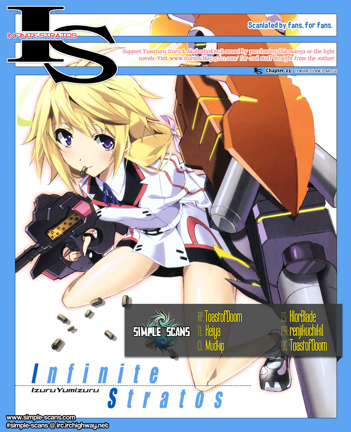 Infinite Stratos - Chapter 23 : Thin Red Line Part 2