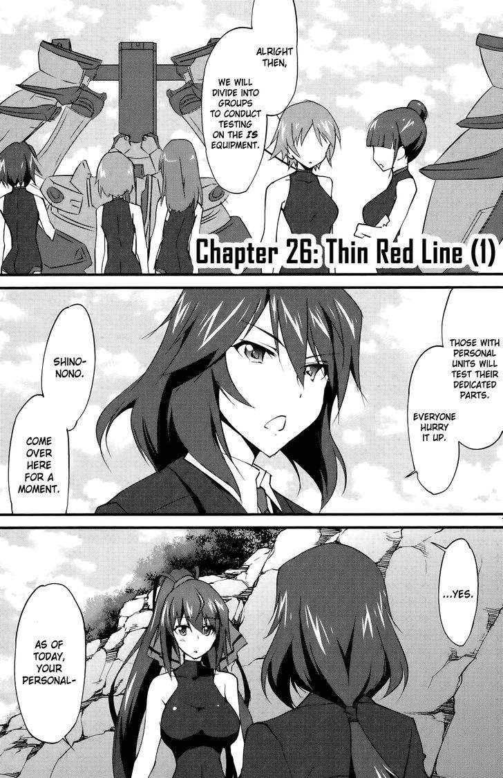 Infinite Stratos - Vol.5 Chapter 26 : Thin Red Line 1