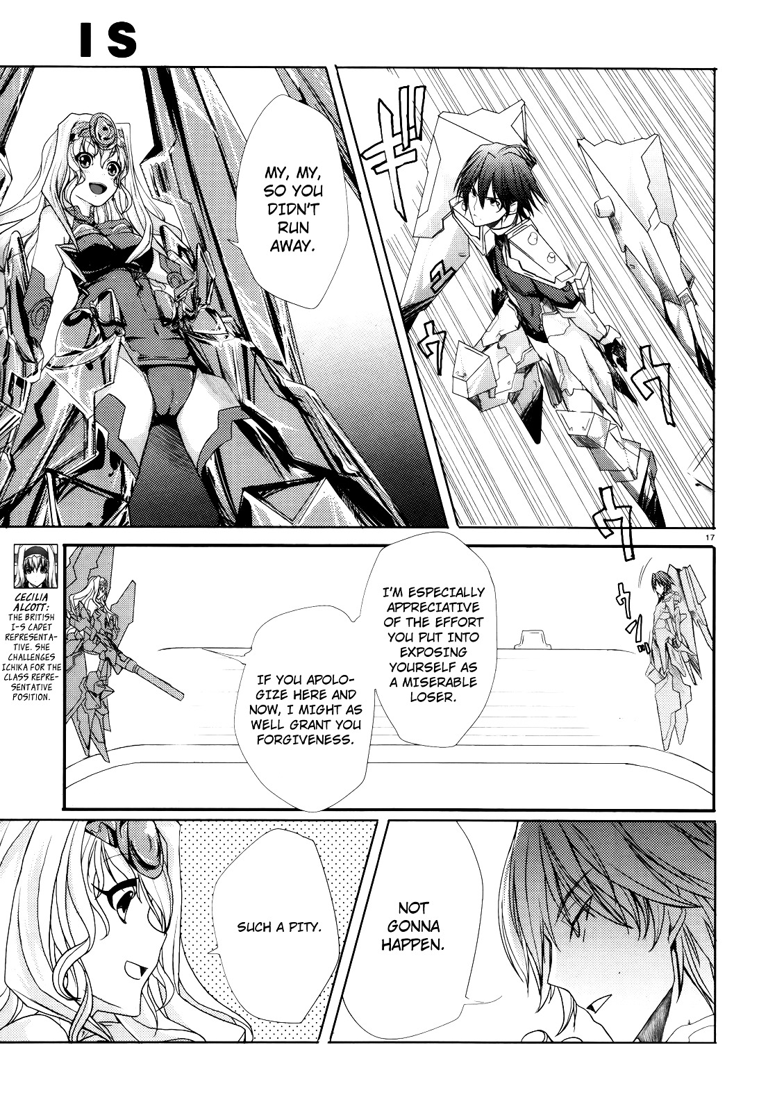 Infinite Stratos - Chapter 2 : Class Representative Selection Duel! Part 1