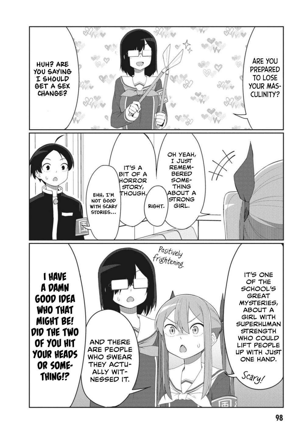 The Hella Weak Disciplinary Committee Chairman, Kaeri-Chan - Chapter 9