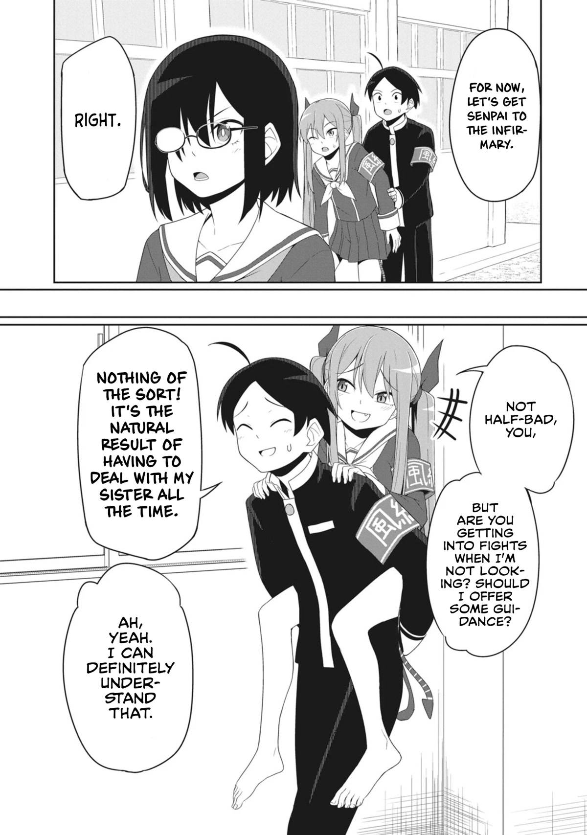 The Hella Weak Disciplinary Committee Chairman, Kaeri-Chan - Chapter 12