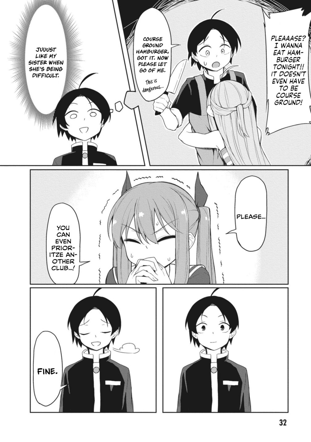 The Hella Weak Disciplinary Committee Chairman, Kaeri-Chan - Chapter 3