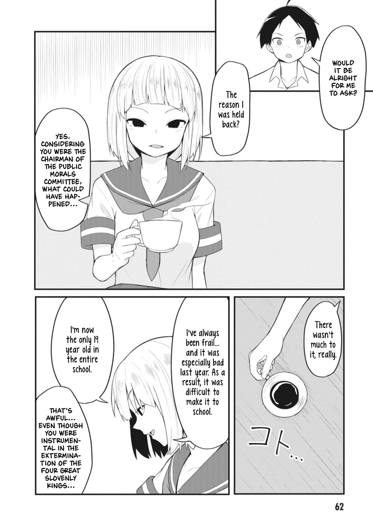 The Hella Weak Disciplinary Committee Chairman, Kaeri-Chan - Chapter 18