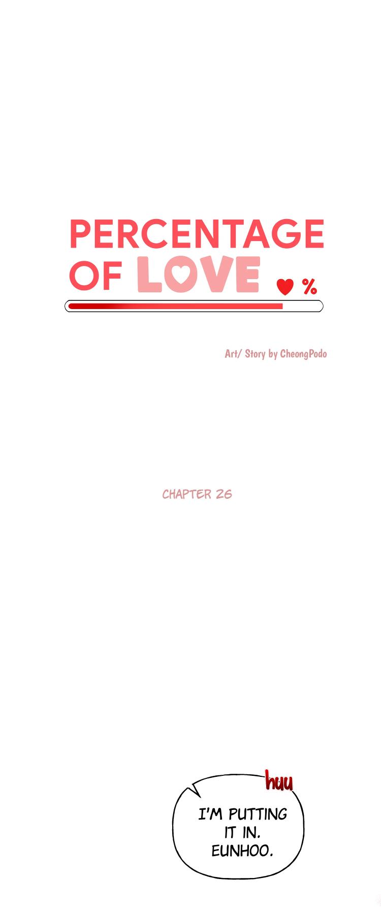 Love Percentage - Season 1  Chapter 26