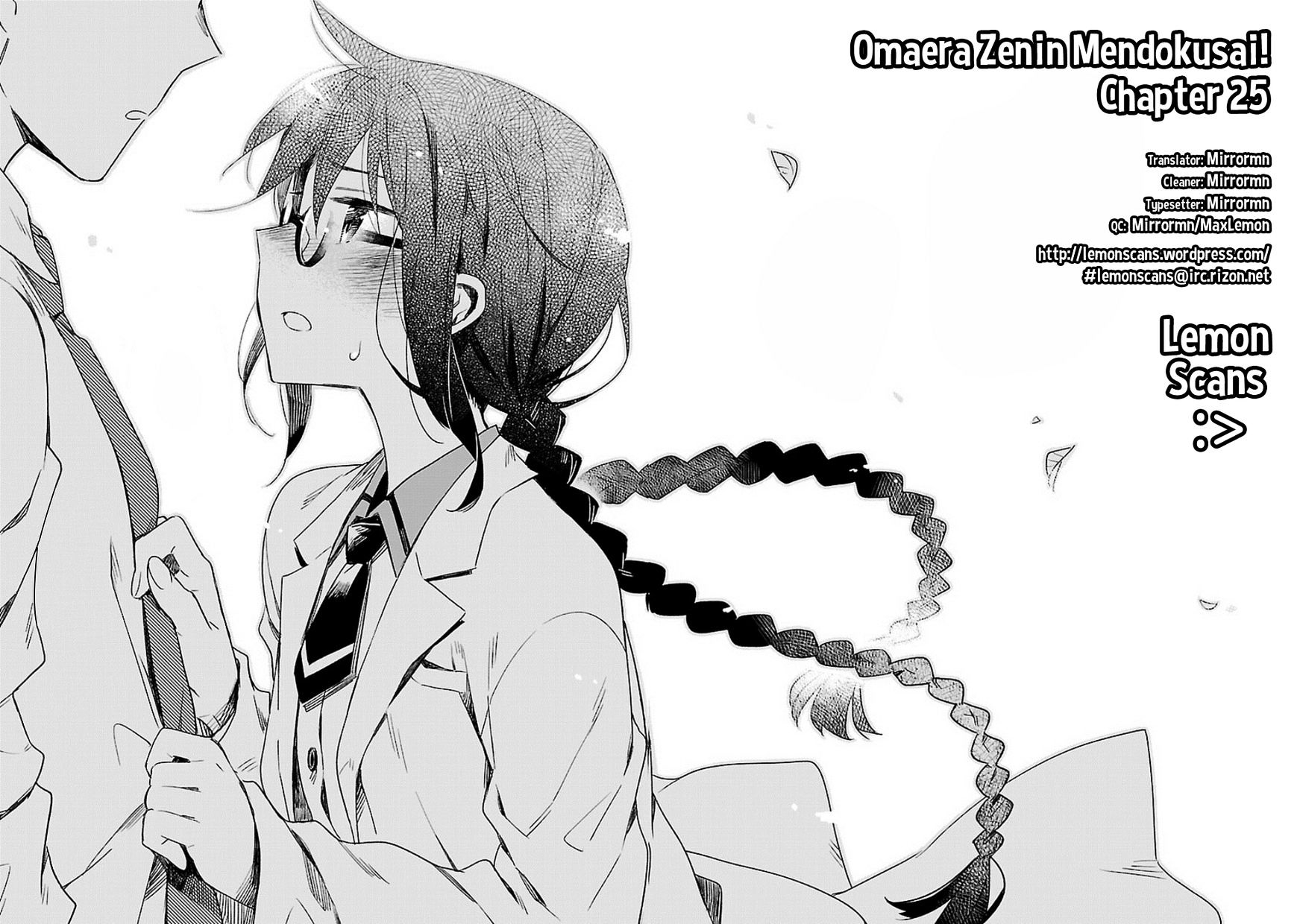 Omaera Zenin Mendokusai! - Chapter 25 : #25: I Didn T Want You To Realize