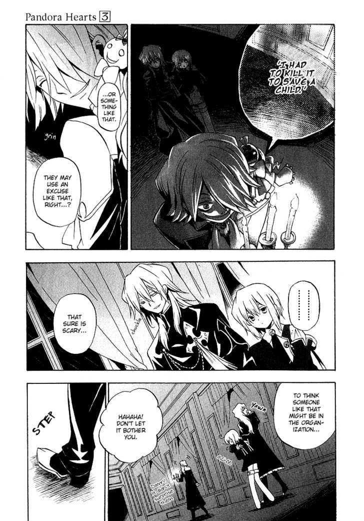 Pandora Hearts - Vol.3 Chapter 12 : Retrace Xii: Who Am I?