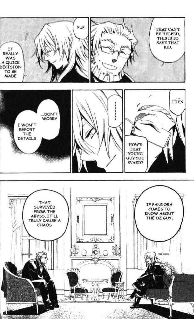 Pandora Hearts - Vol.4 Chapter 17 : Retrace Xvii: Odds And Ends