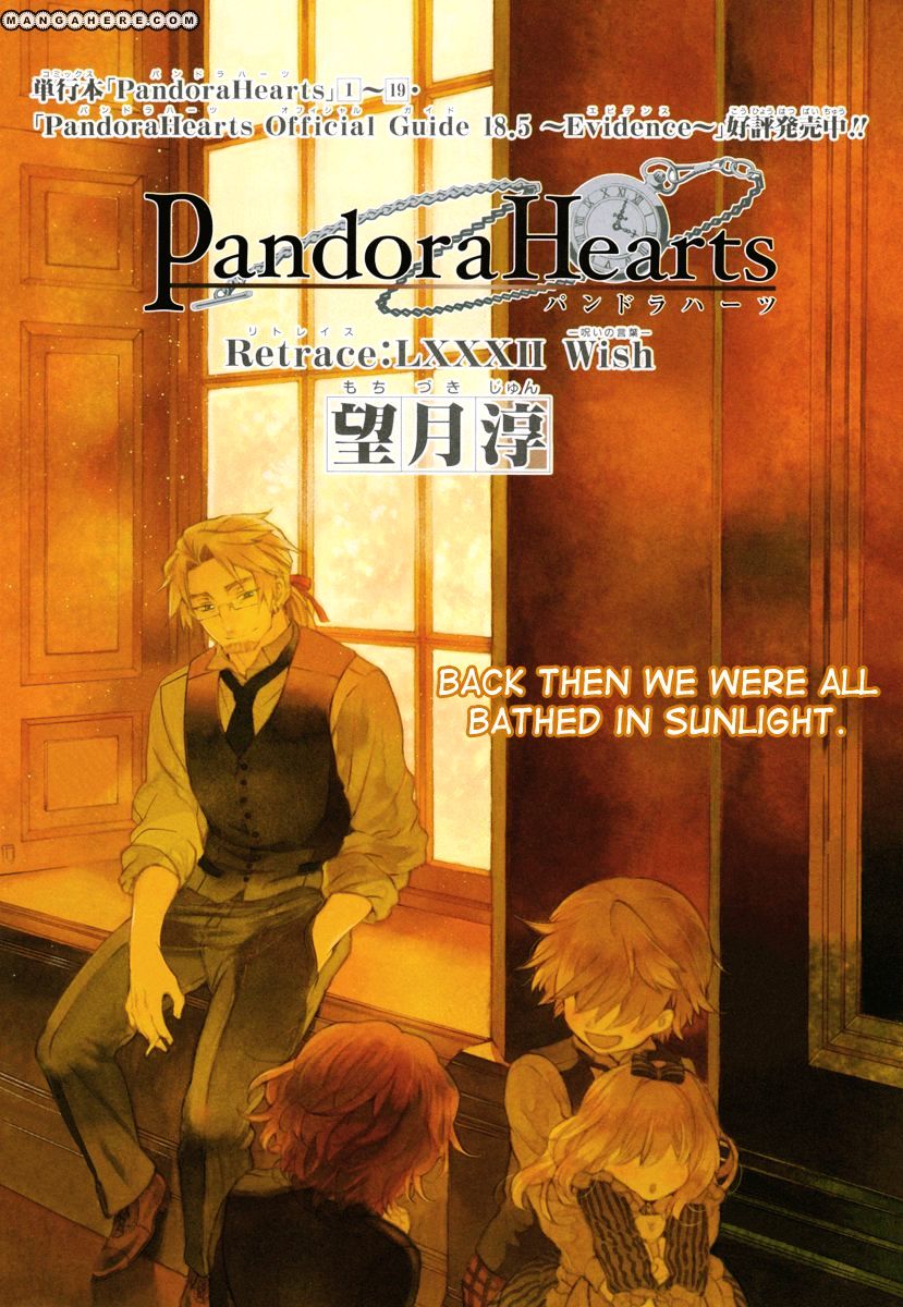 Pandora Hearts - Vol.20 Chapter 82 : Retrace Lxxxii: Wish