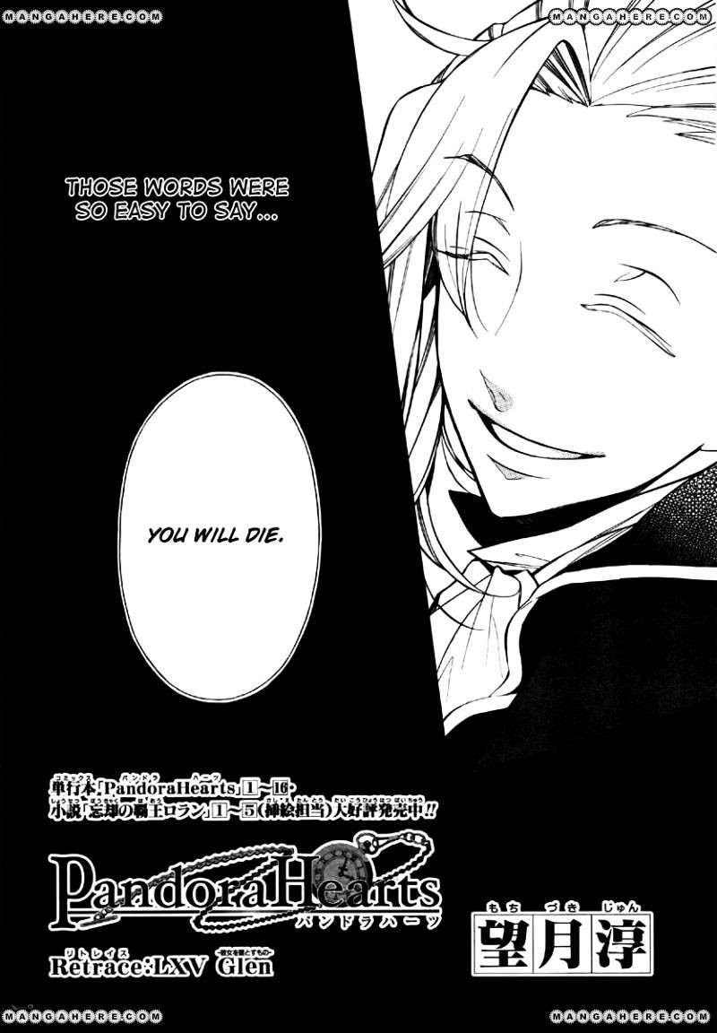 Pandora Hearts - Vol.12 Chapter 68 : Retrace Lxviii: Glen