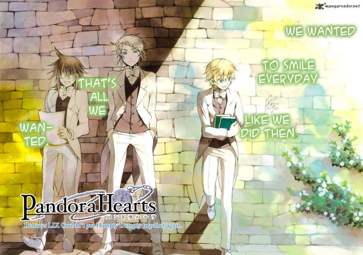 Pandora Hearts - Vol.12 Chapter 59 : Retrace Lix Couldn T Put Humpty Together Again