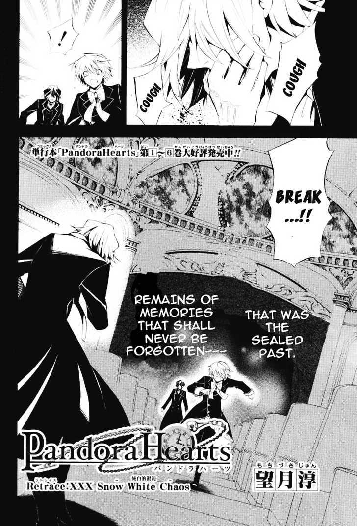 Pandora Hearts - Vol.7 Chapter 30 : Retrace Xxx: Snow White Chaos