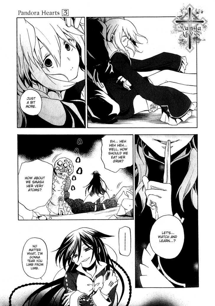 Pandora Hearts - Vol.3 Chapter 11 : Retrace Xi: Grim