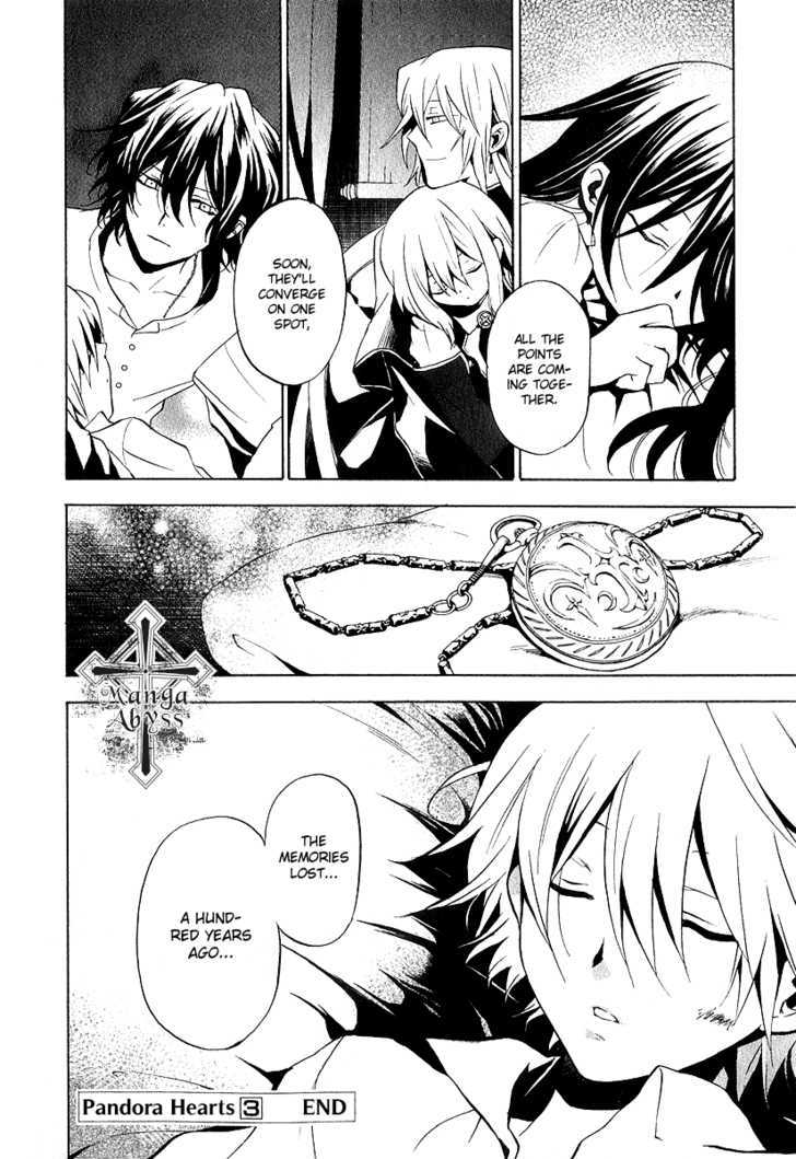 Pandora Hearts - Vol.3 Chapter 13 : Retrace Xiii: A Lost Raven