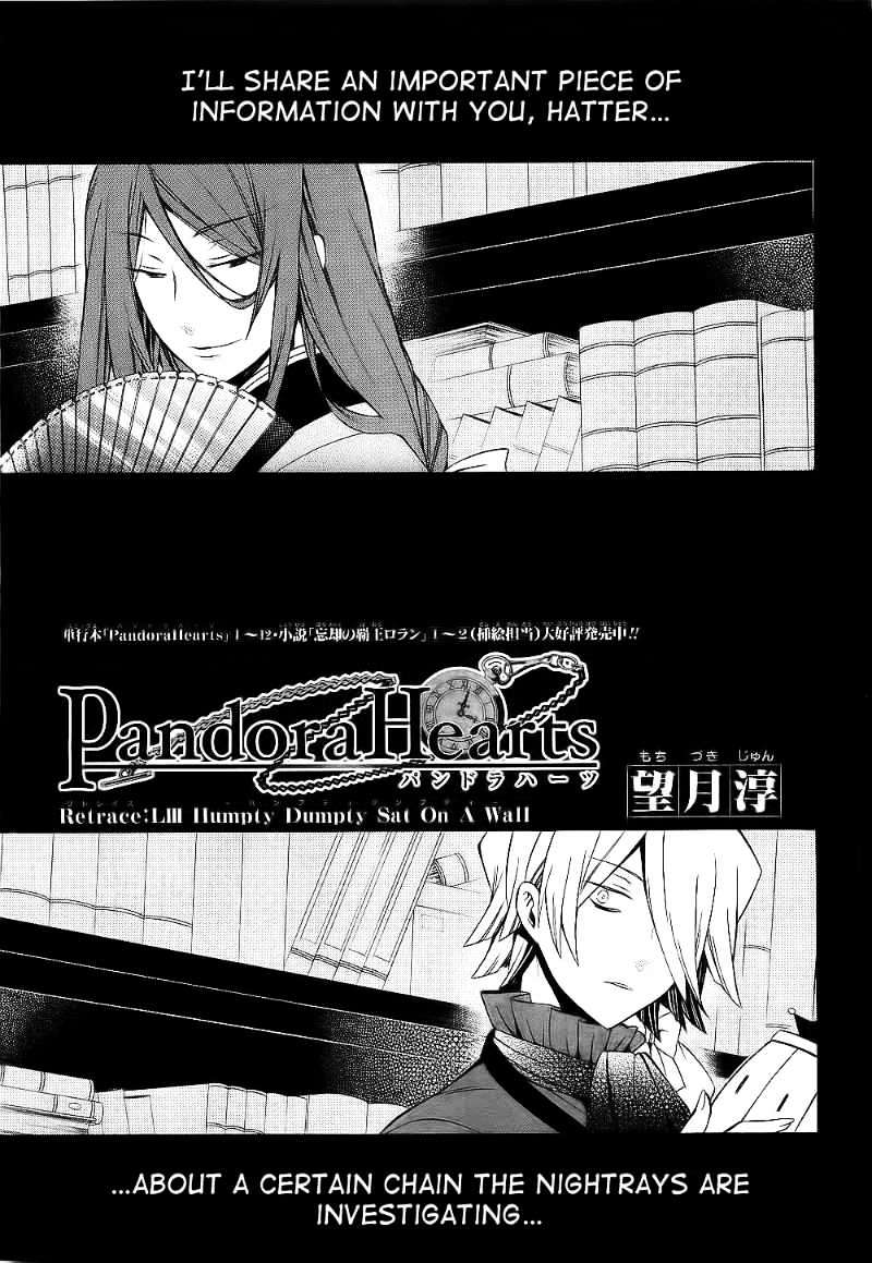 Pandora Hearts - Vol.12 Chapter 53 : Retrace:lii I Humpty Dumpty Sat On A Wall