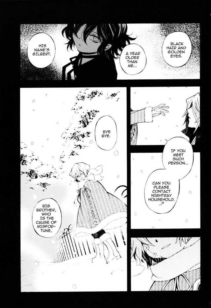 Pandora Hearts - Vol.8 Chapter 32 : Retrace Xxxii: Snow Dome