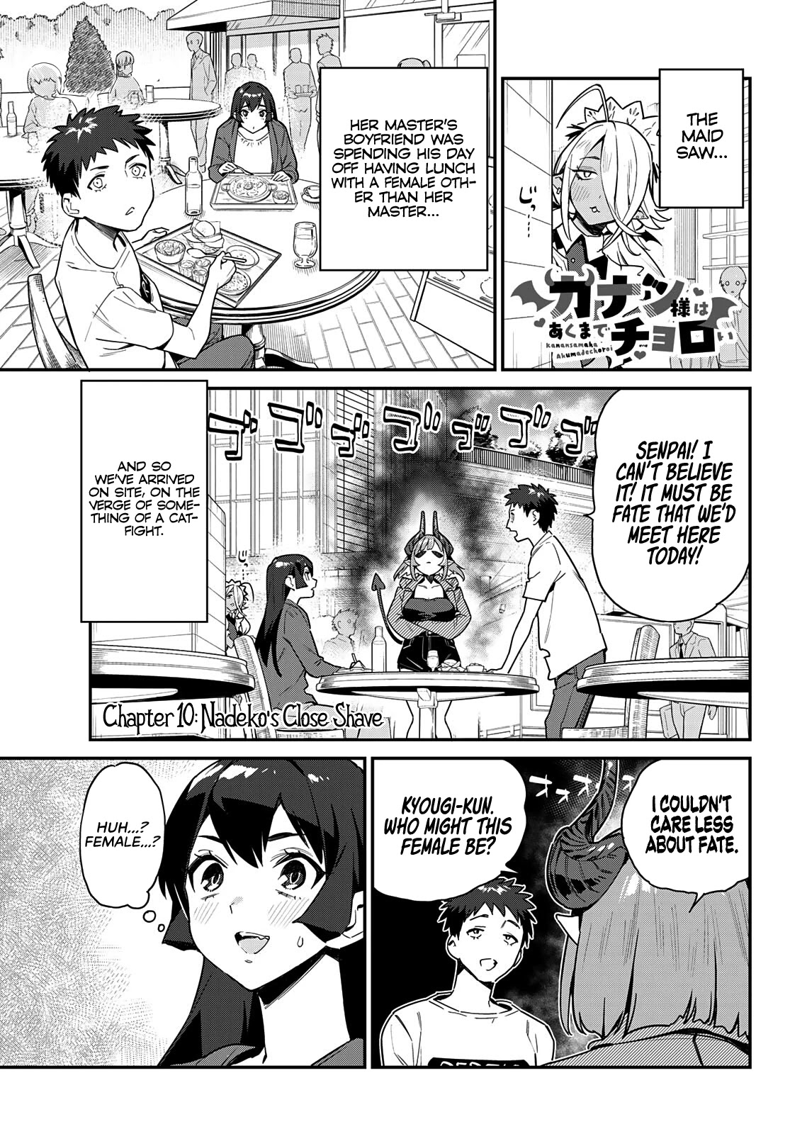 Kanan-Sama Is Easy As Hell! - Chapter 10: Nadeko's Close Shave