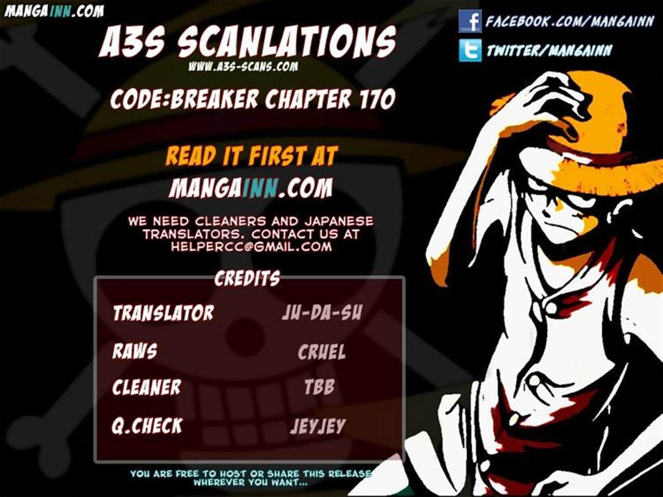 Code: Breaker - Vol.20 Chapter 170 : The Angels Of December 32