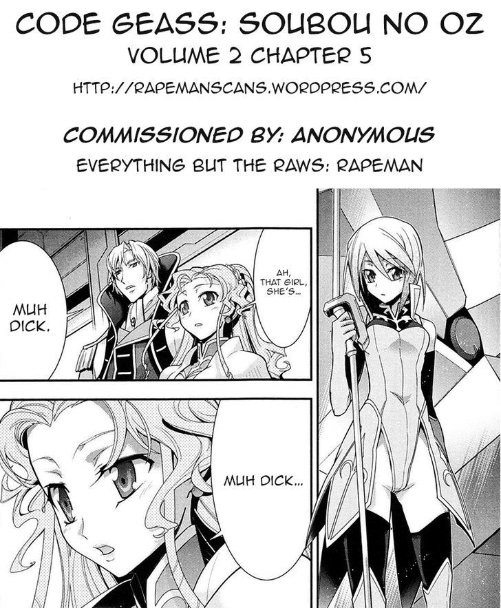 Code Geass - Soubou No Oz - Vol.2 Chapter 5 : Mask 05: Soar Over The Cloudy Capital, Falcon -Second Part-