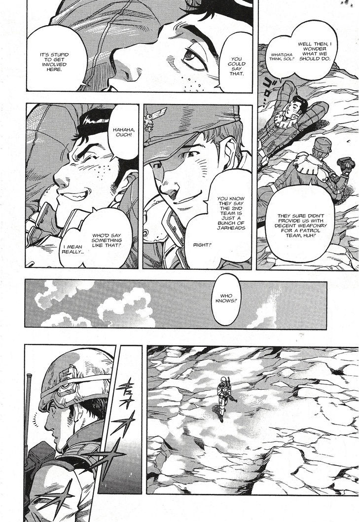 Kidou Senshi Gundam U.c. Hard Graph - Tetsu No Kanba - Vol.1 Chapter 1 : He Who Rides On The Battlefield