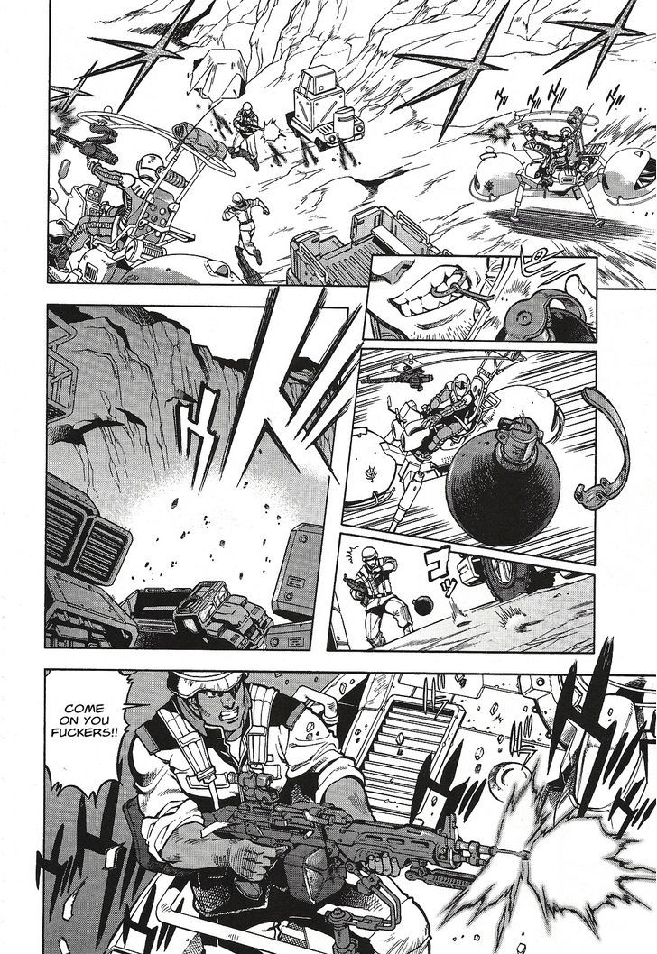 Kidou Senshi Gundam U.c. Hard Graph - Tetsu No Kanba - Vol.1 Chapter 1 : He Who Rides On The Battlefield