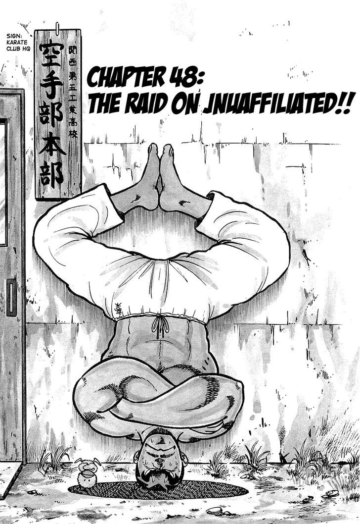 Osu!! Karatebu - Vol.6 Chapter 48 : The Raid On Jnuaffiliated!!