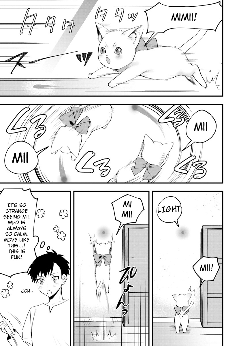 Kami Neko Mii-Chan To Neko Youhin Shoukanshi No Isekai Funtouki - Vol.1 Chapter 7: Mii Is Too Hyped Up And The Landlady Got Mad