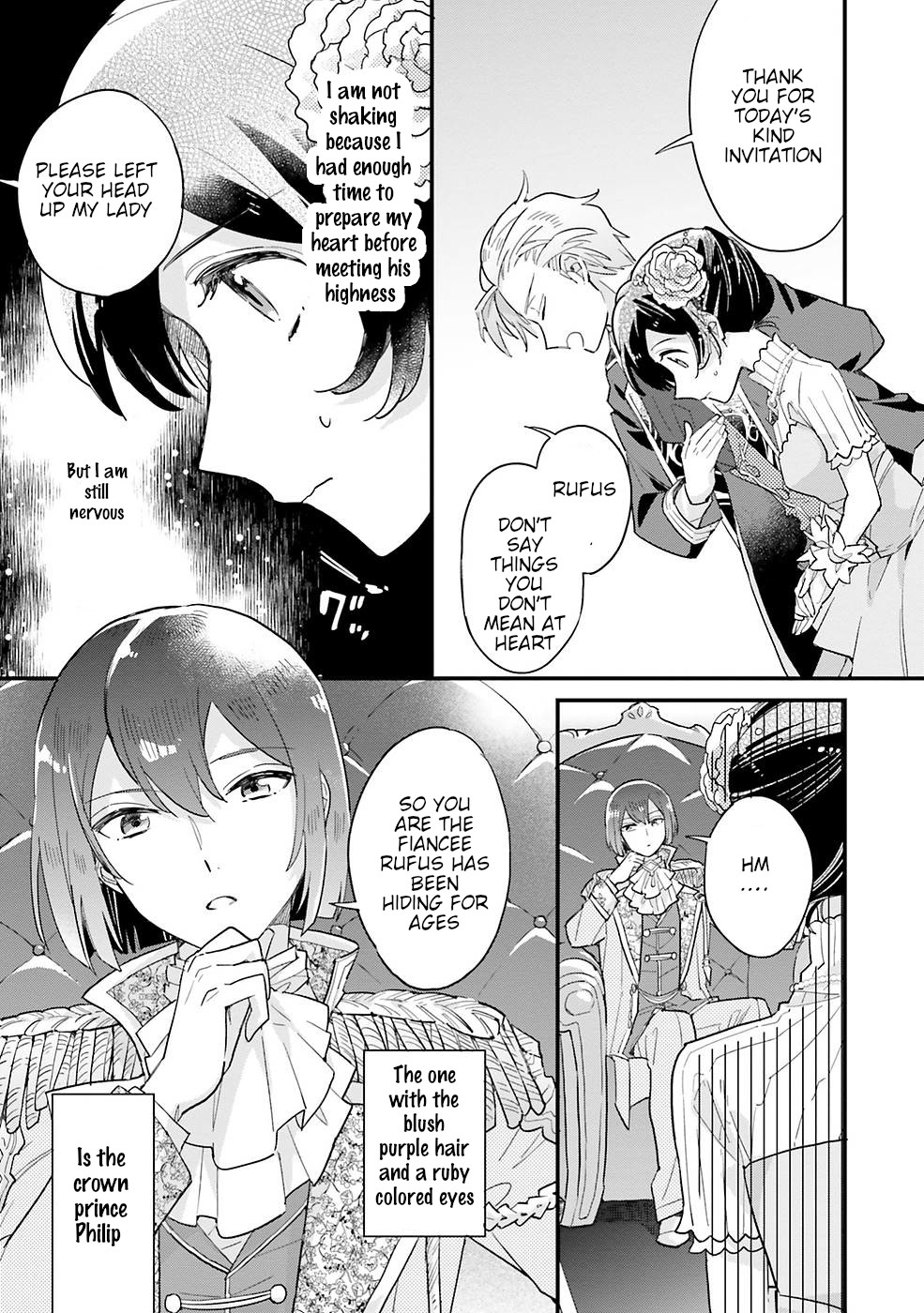 Yowaki Max Reijou Nanoni, Ratsuwan Konyakusha-Sama No Kake Ni Notte Shimatta - Vol.1 Chapter 5: The Hectic Tea Party