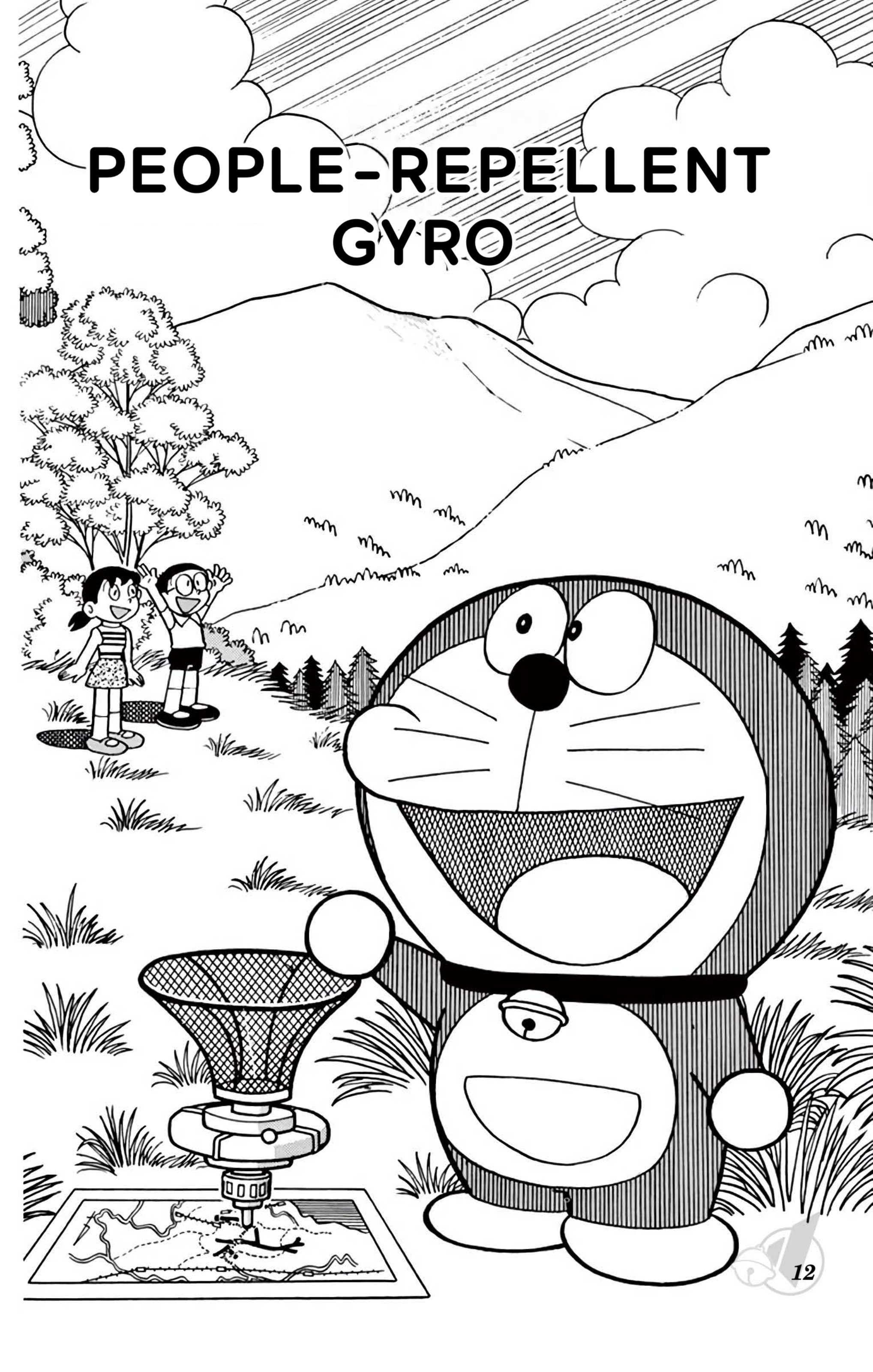 Doraemon - Vol.19 Chapter 342: People-Repellent Gyro