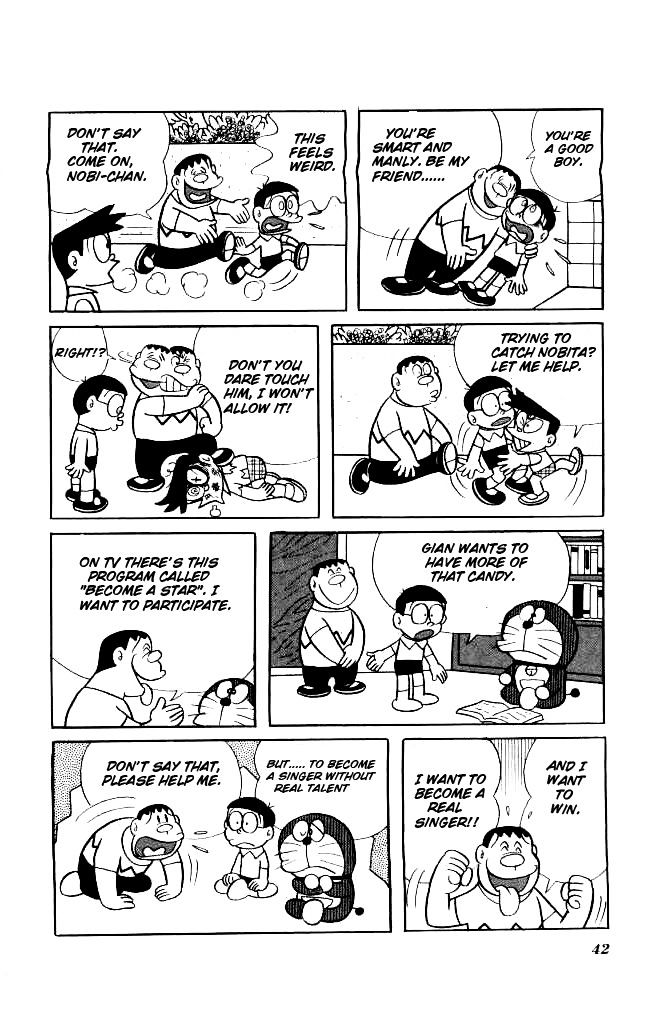 Doraemon - Vol.6 Chapter 130 : Becoming A Singer Sucking Candy