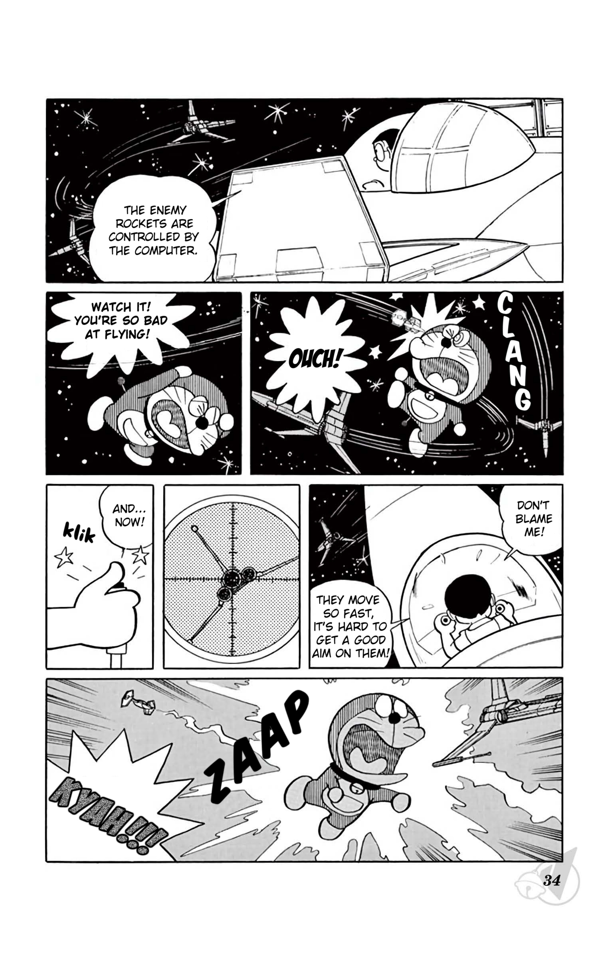 Doraemon - Vol.19 Chapter 344: Space Wars In The Attic