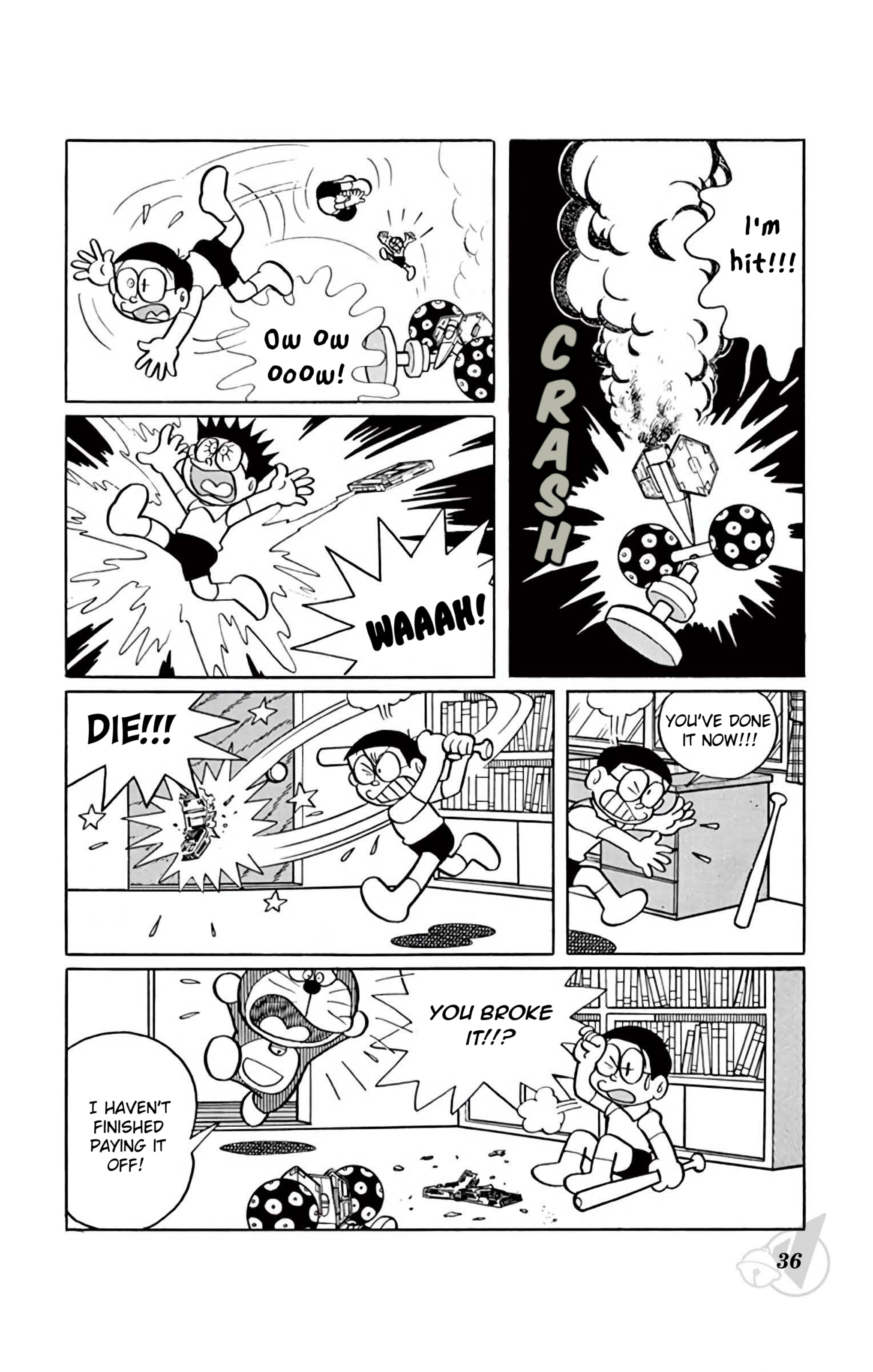 Doraemon - Vol.19 Chapter 344: Space Wars In The Attic