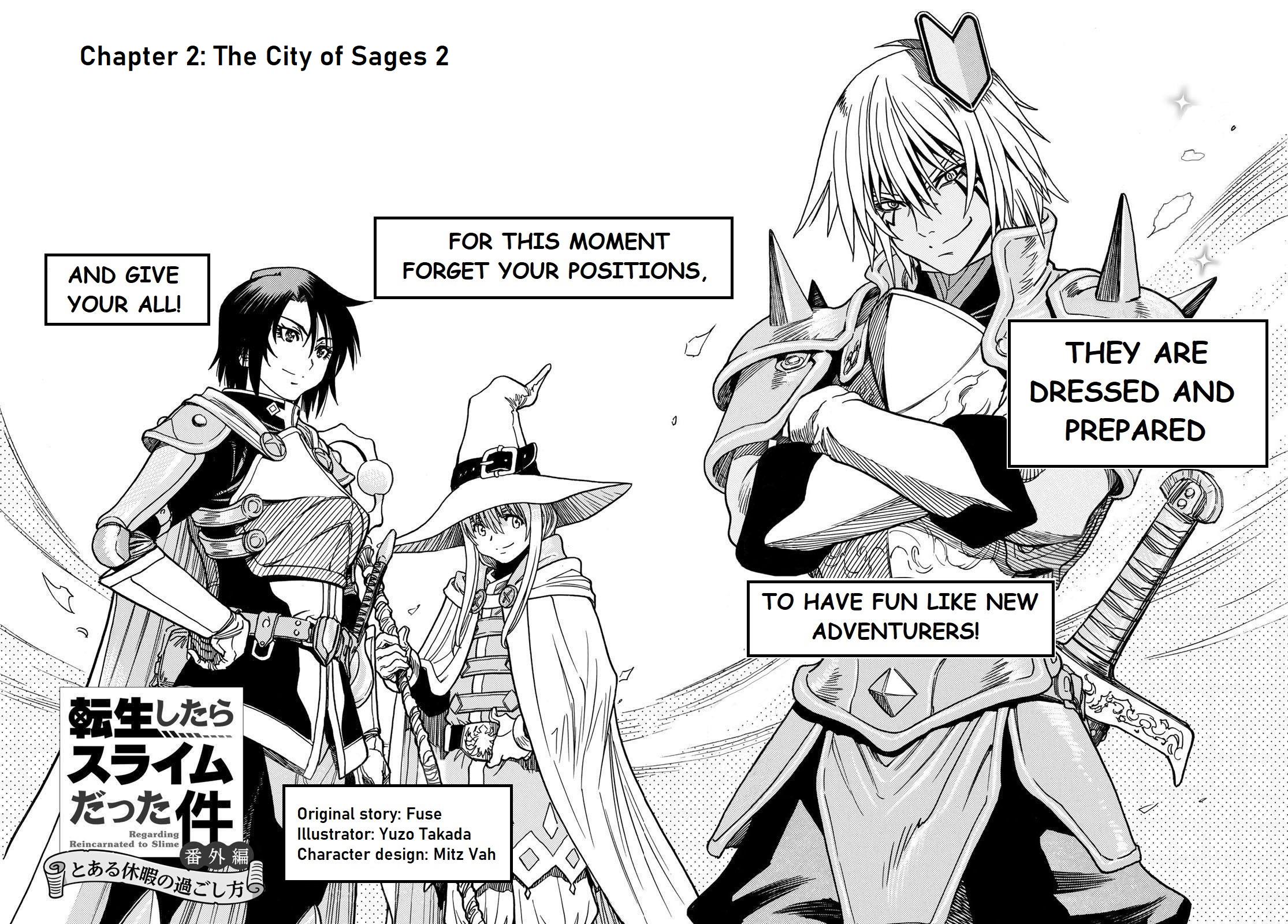 Tensei Shitara Slime Datta Ken: Bangaihen - Toaru Kyuuka No Sugoshikata - Vol.1 Chapter 2: The City Of Sages 2