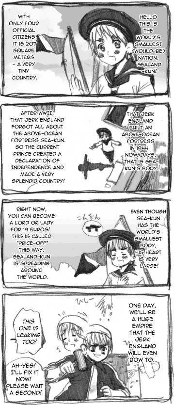 Hetalia - Vol.ex Chapter 8 : It S Sealand-Kun!