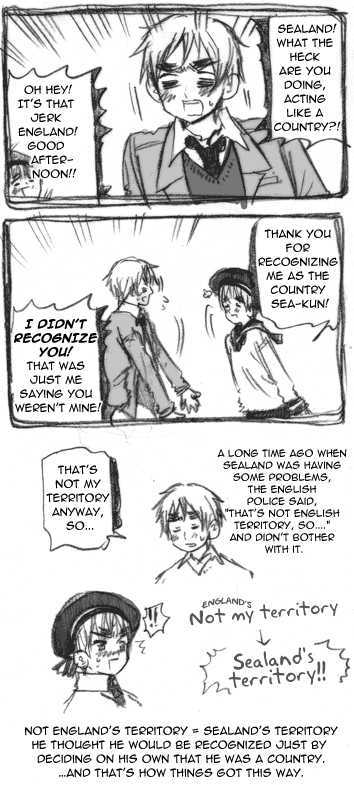 Hetalia - Vol.ex Chapter 8 : It S Sealand-Kun!