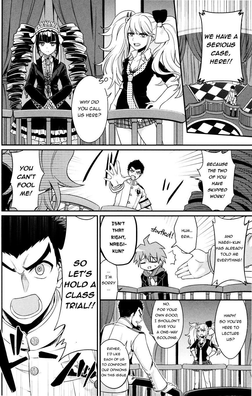 Danganronpa 1 2 - Comic Anthology - Chapter 17 : The Fight Of The Disciplinary Officer