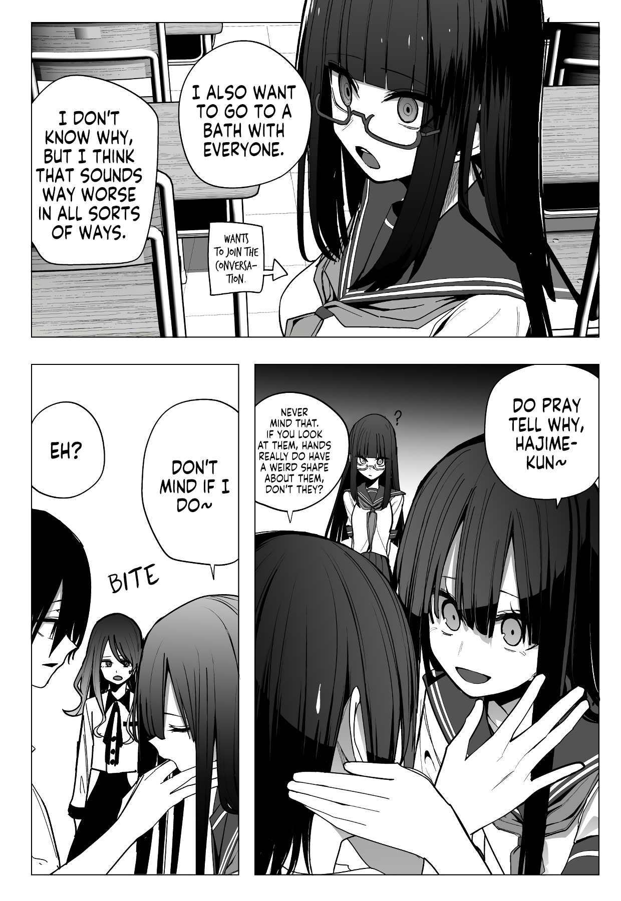 Mitsuishi-San Is Being Weird This Year - Chapter 24: A Girl From Another Class Ate My Fingers