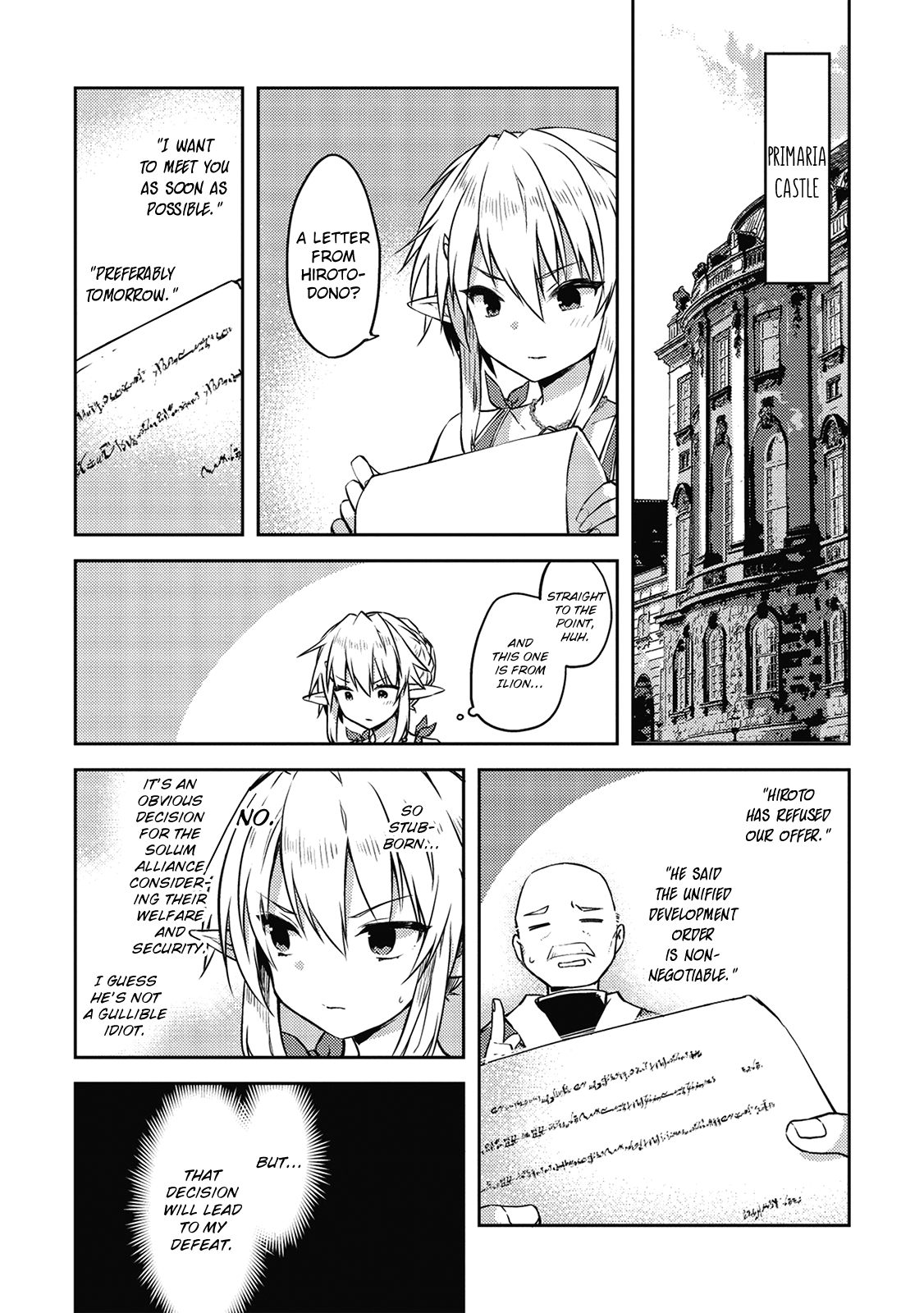 Kou 1 Desu Ga Isekai De Joushu Hajimemashita - Chapter 40: Mimia's Decision