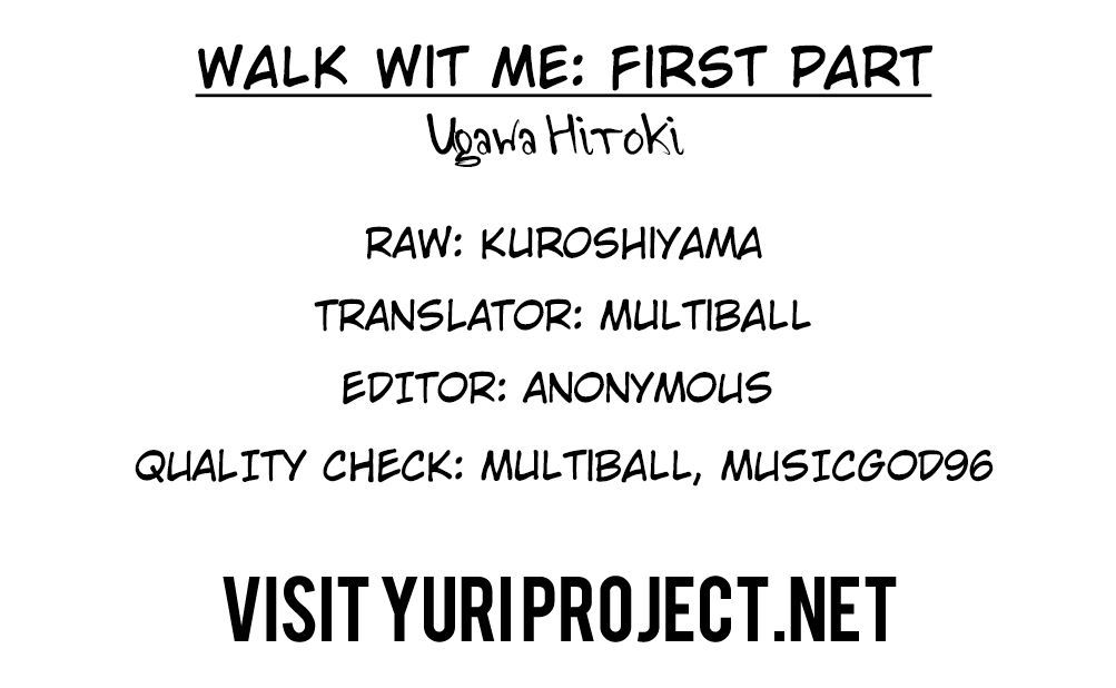 Walk With Me (Ugawa Hiroki) - Chapter 1 : Part 1