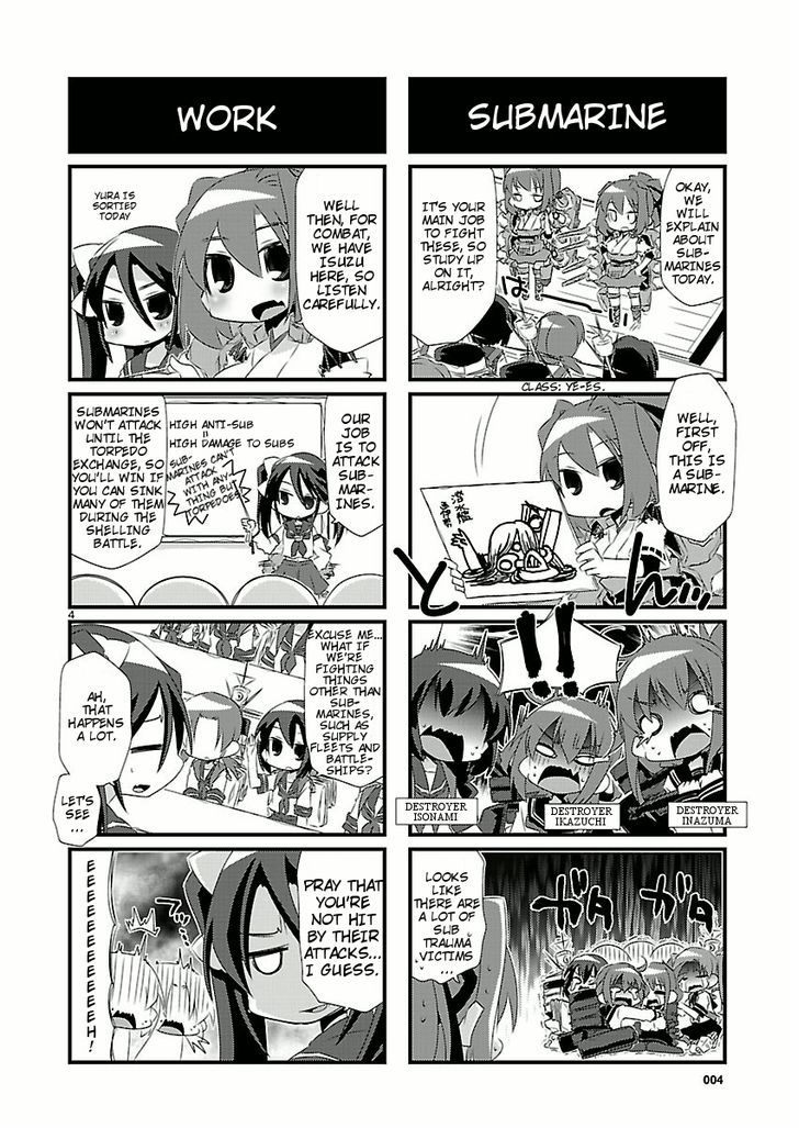 Kantai Collection - Kankore - 4-Koma Comic - Fubuki, Ganbarimasu! - Chapter 4