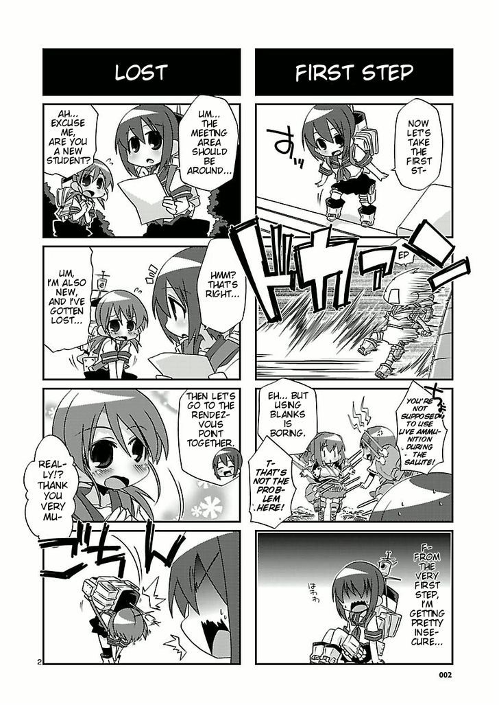 Kantai Collection - Kankore - 4-Koma Comic - Fubuki, Ganbarimasu! - Chapter 1