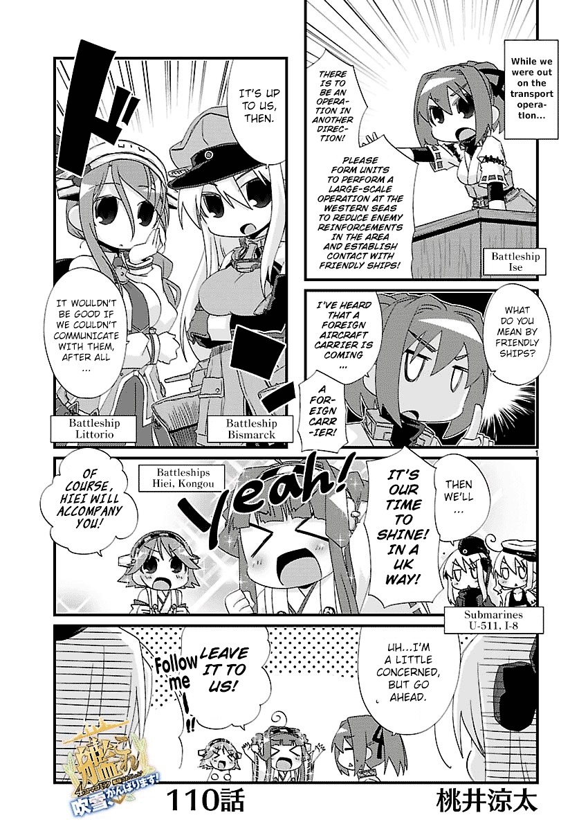 Kantai Collection - Kankore - 4-Koma Comic - Fubuki, Ganbarimasu! - Chapter 110