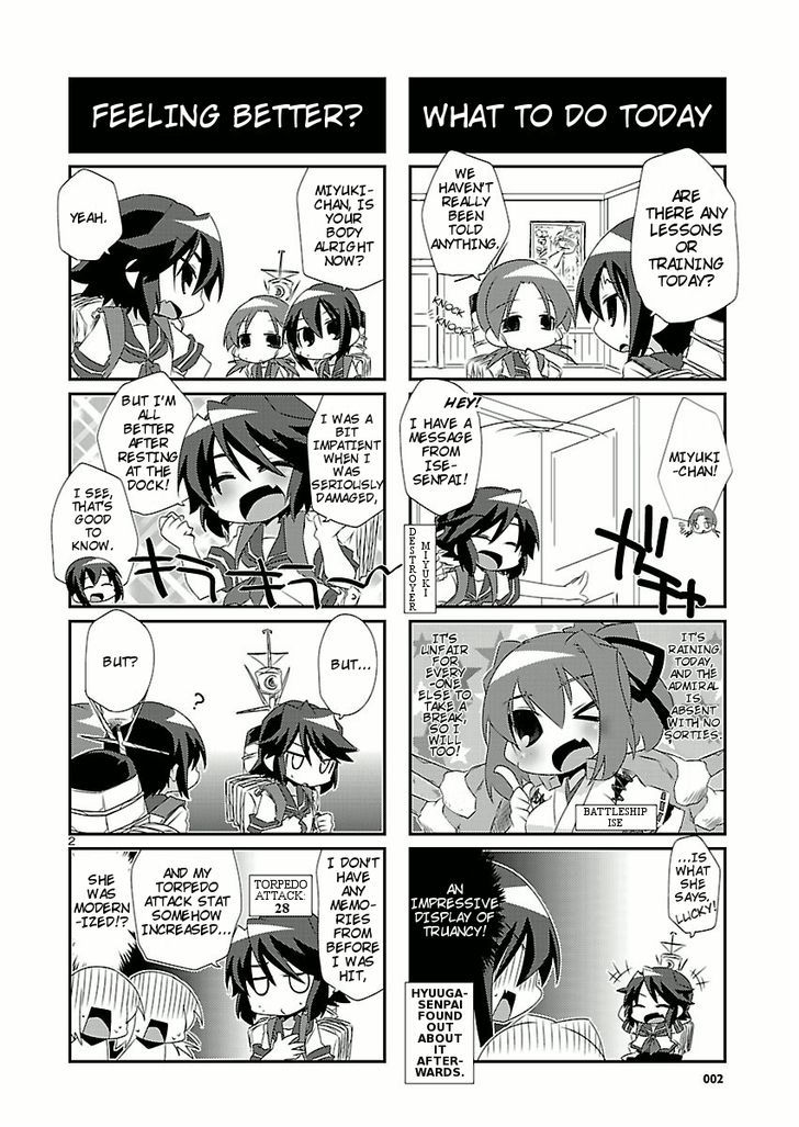 Kantai Collection - Kankore - 4-Koma Comic - Fubuki, Ganbarimasu! - Chapter 3