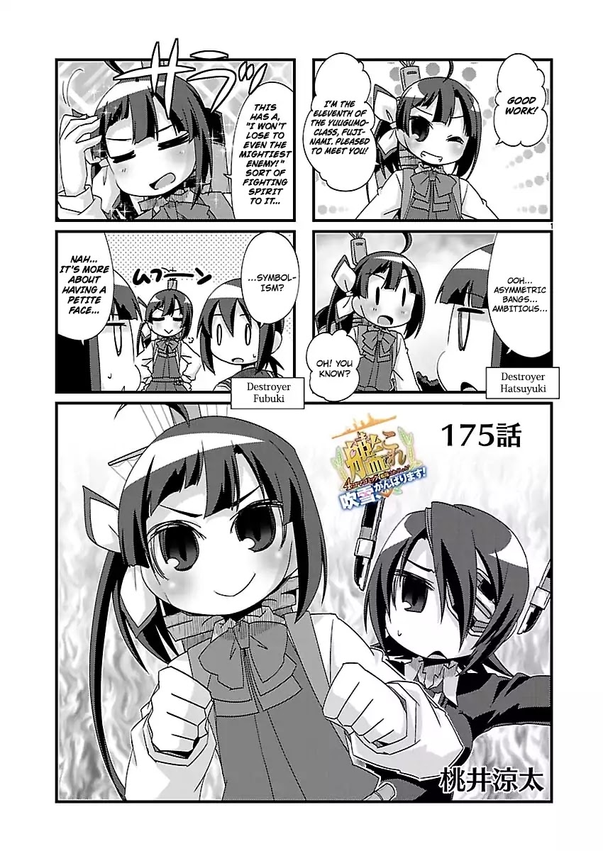 Kantai Collection - Kankore - 4-Koma Comic - Fubuki, Ganbarimasu! - Chapter 175